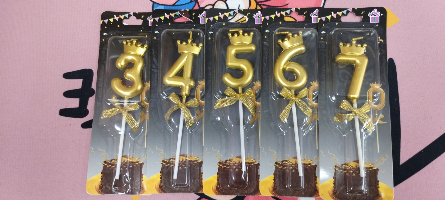 Velas con coreana y moño