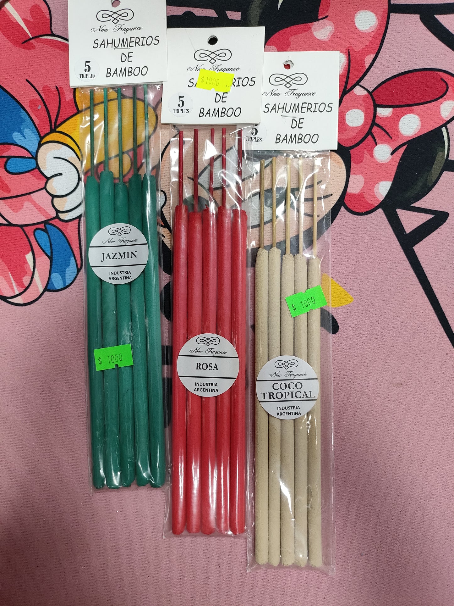 Sahumerios de bamboo New fragance