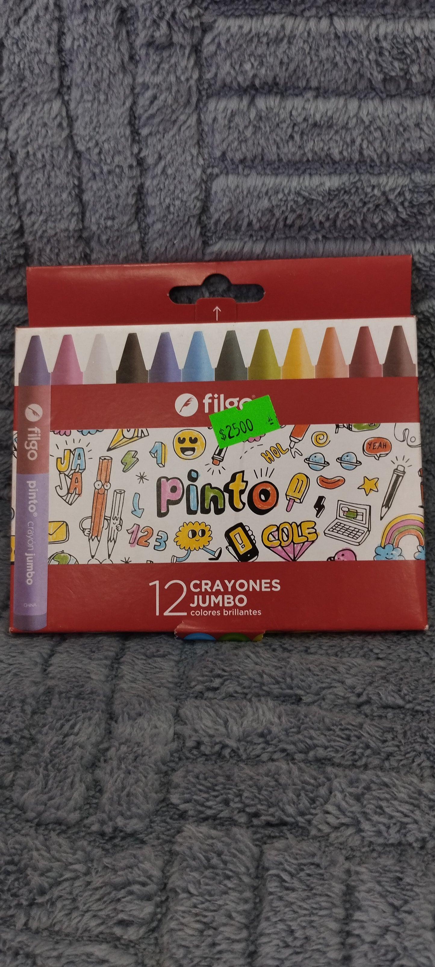 12 crayones jumbo