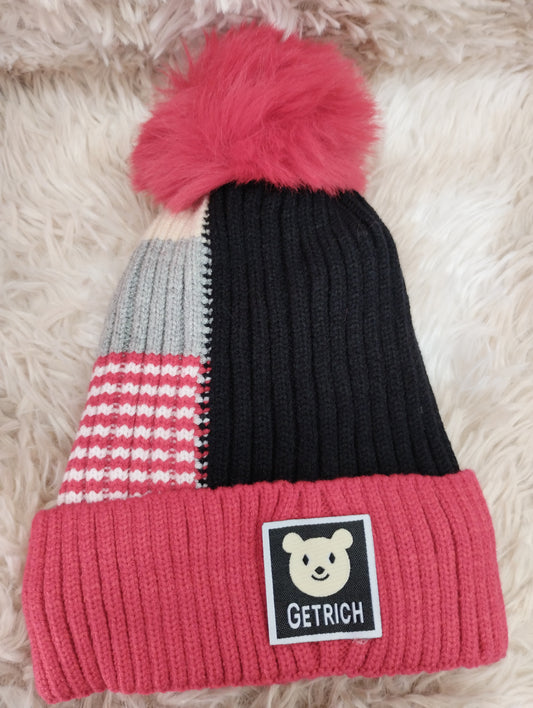 Gorro de invierno para niño/as con piel sintética