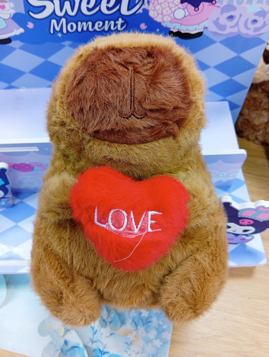 Capibara con besito