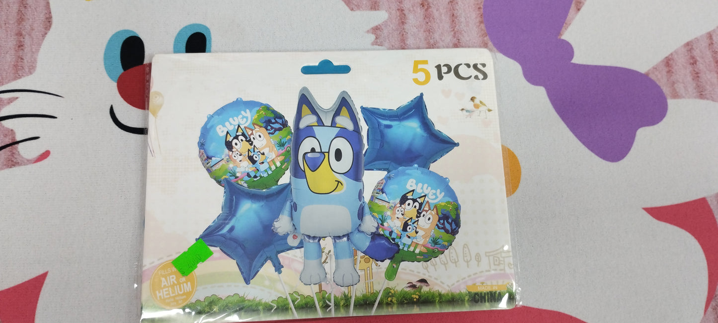 Set de globos de bluey