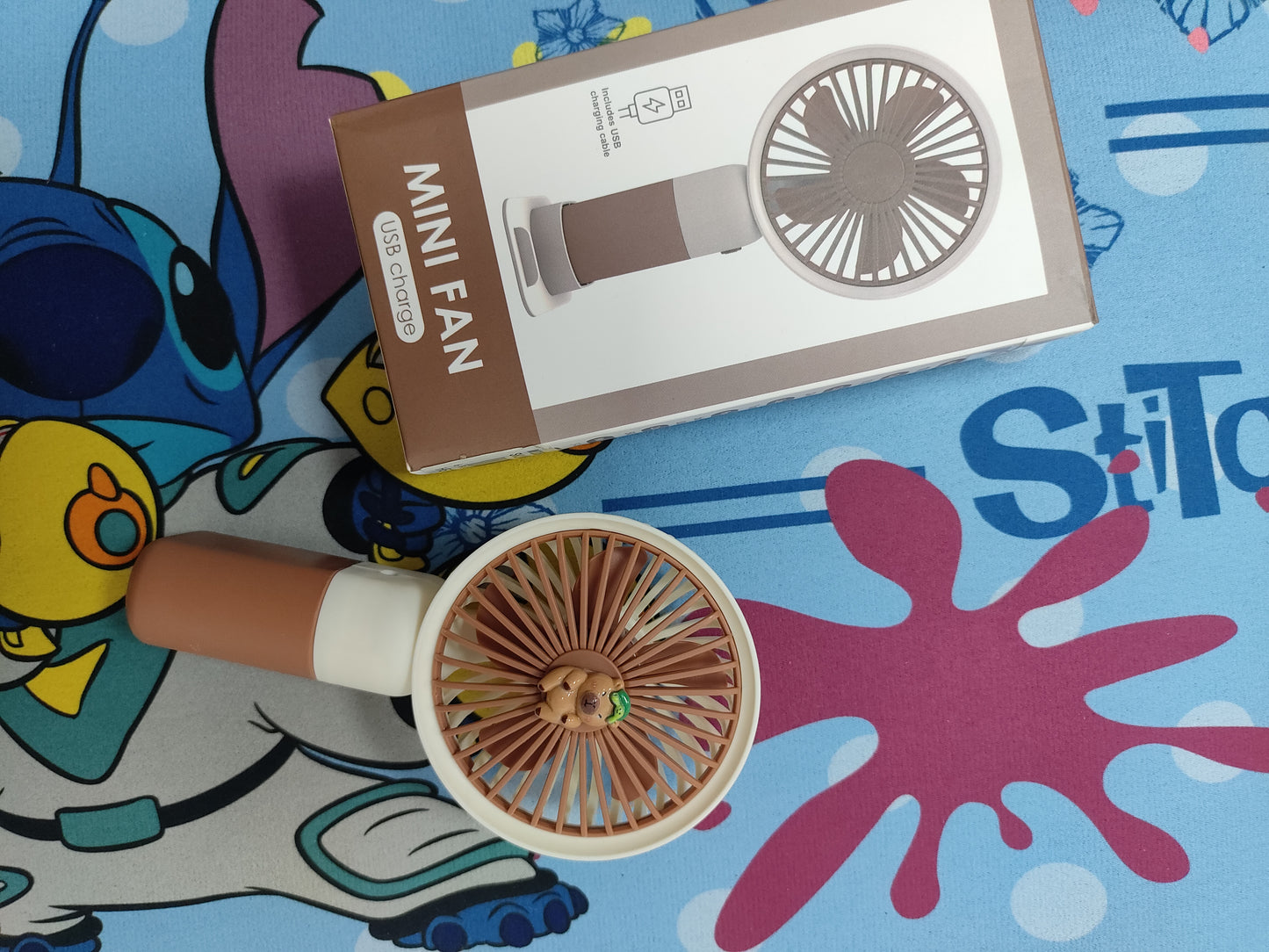 mini ventilador de capibara