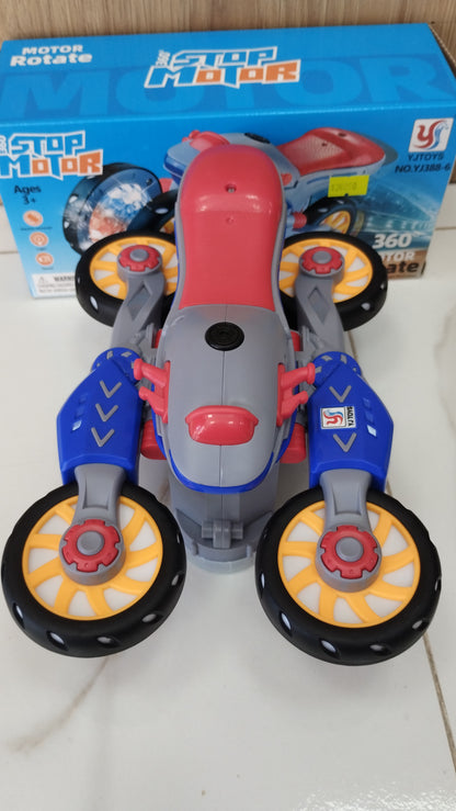 Juguete de motocicleta acróbatica electrica yjtoys modelo no.yj388