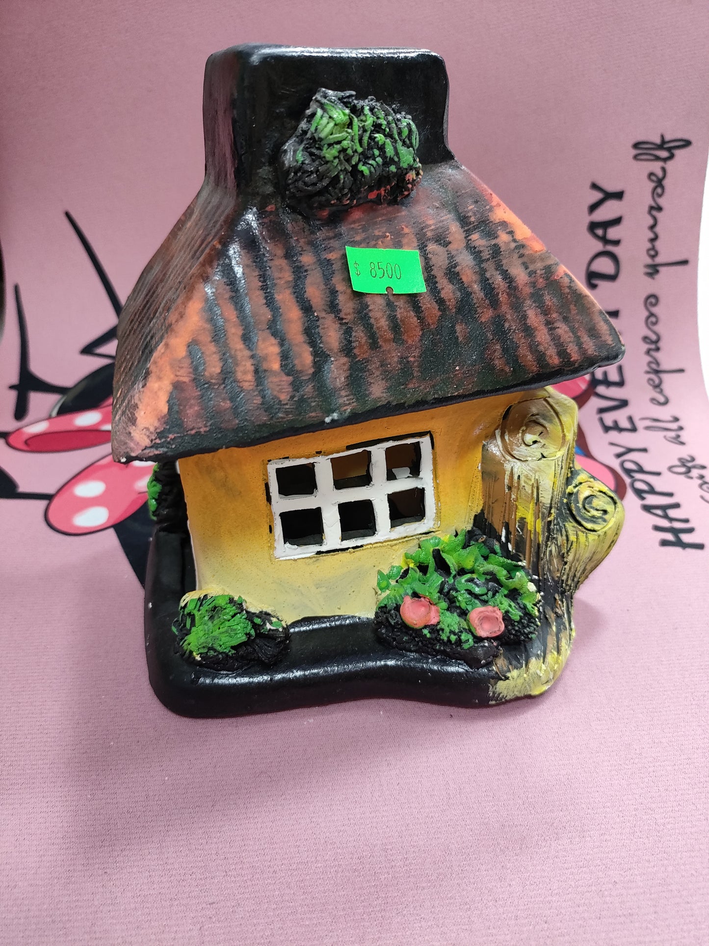 horno para esencias/velas con form de casa