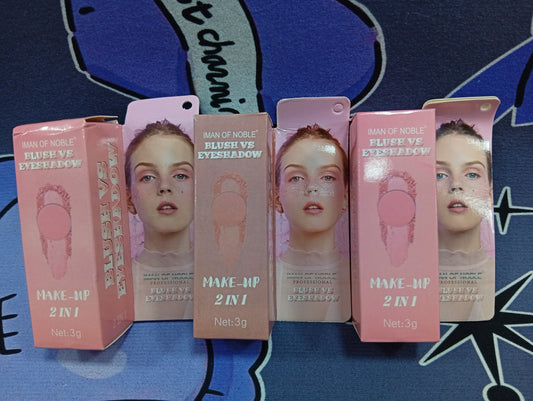 Blush vs Eyeshadow Iman Of Noble