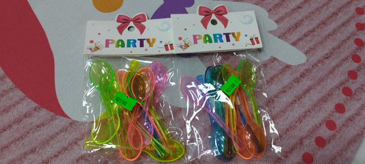 Cucharitas de plástico multi color