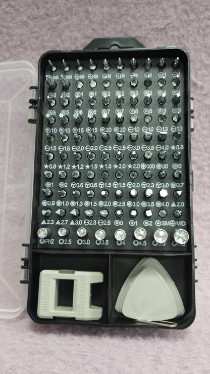 Kit de destornilladores de precisión 115 en 1