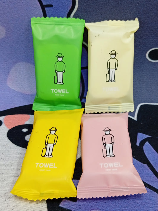 Toallas comprimidas de viaje