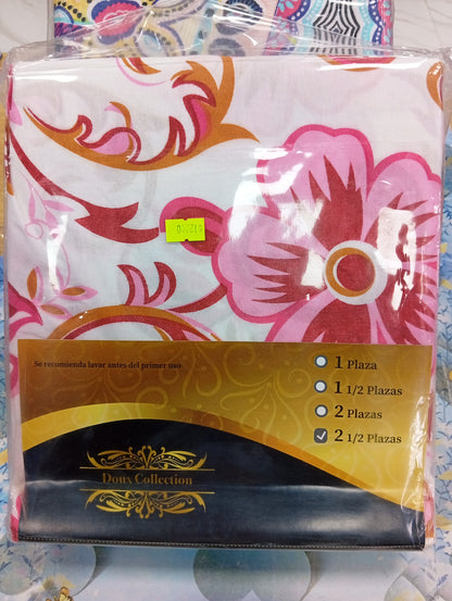 Juego de sábanas 2, 1/2 plazas Doux Collection