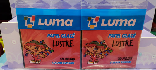 Papel glacé lustra