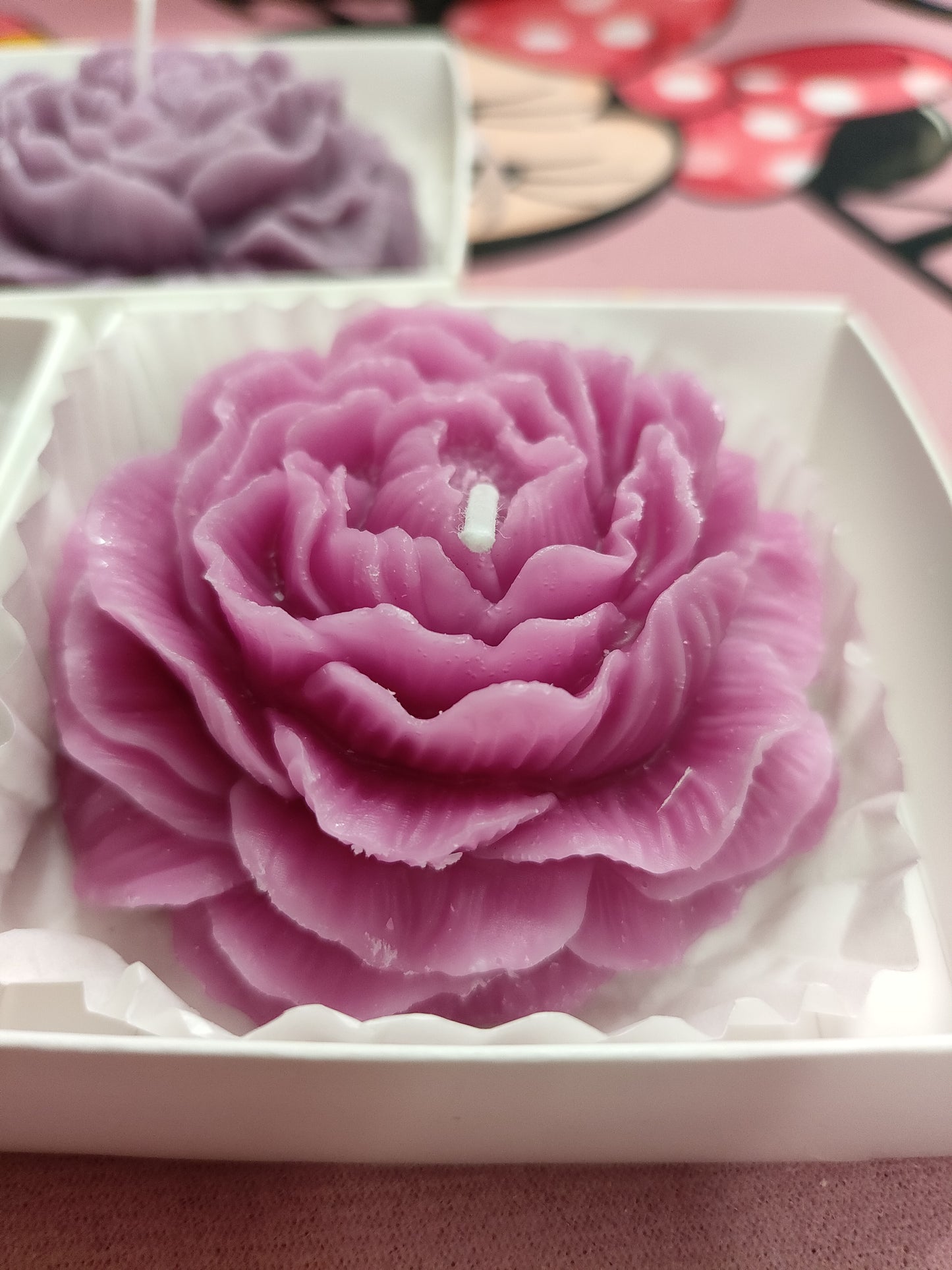 Velas con forma de flor
