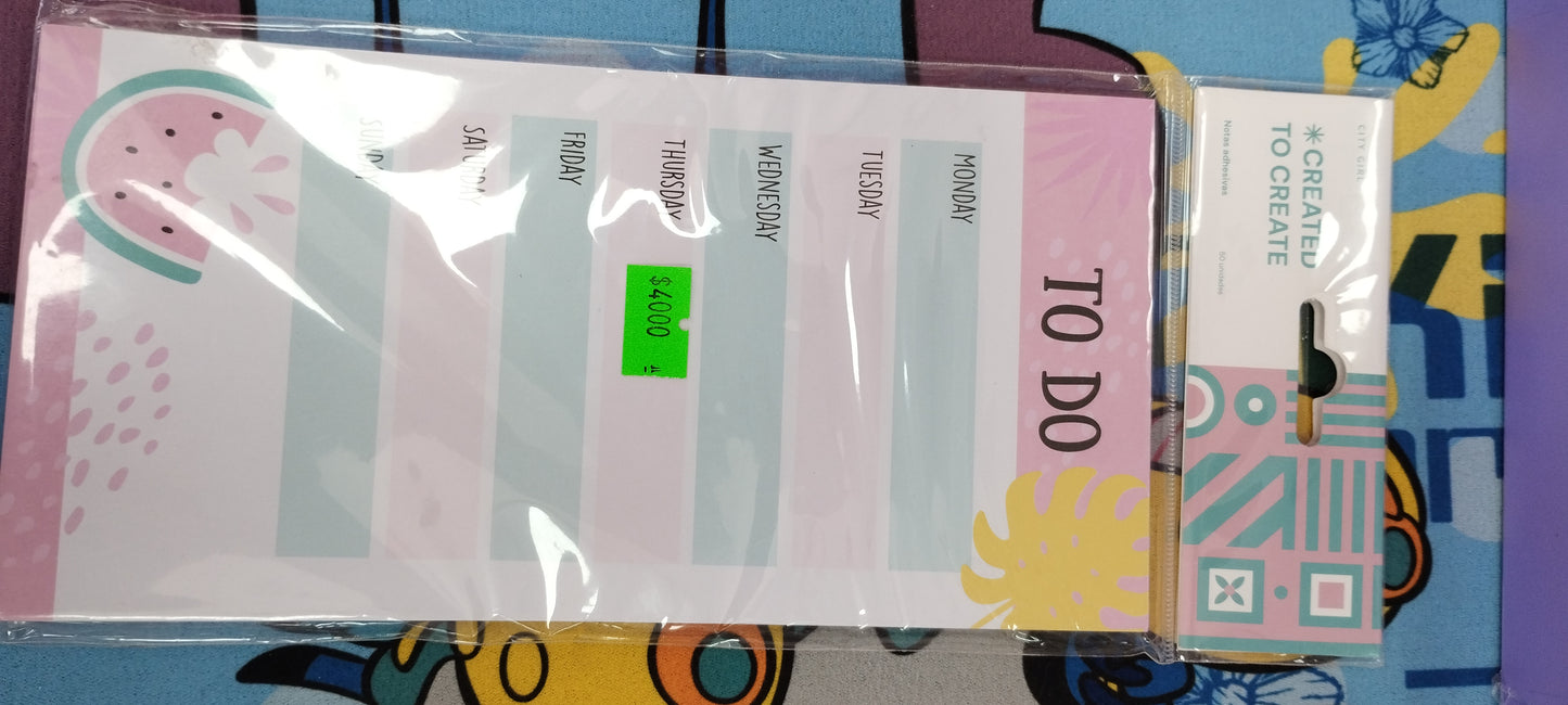Sticky notes
