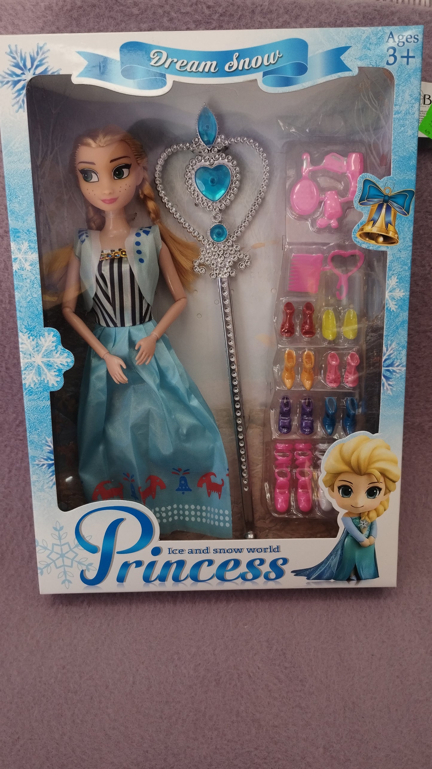 Muñeca de Frozen con su set de zapatos