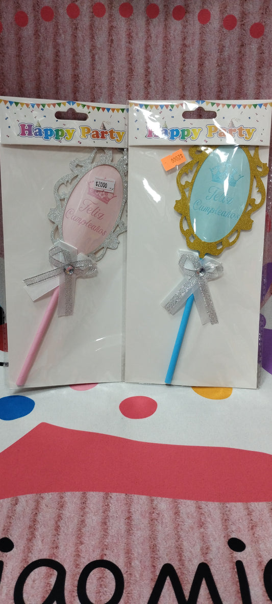 Topper para tortas de princesa