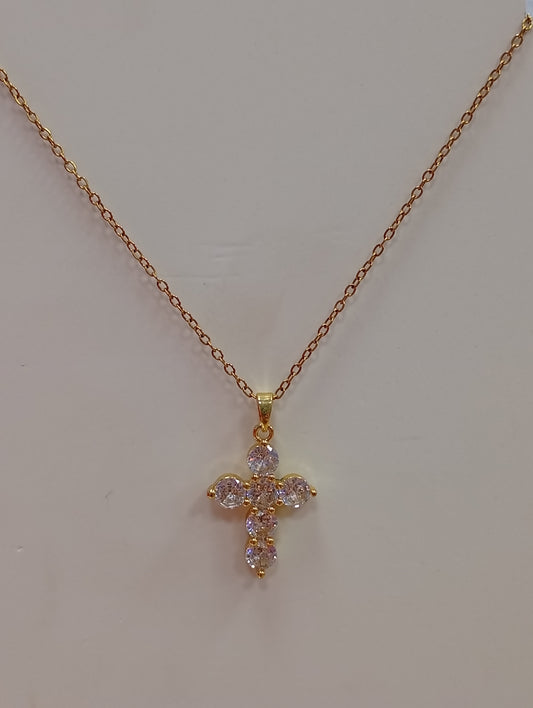 Cadena+ dije con cruz