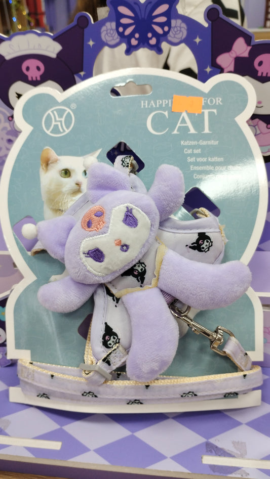 Conjunto pretal con correa para gatos