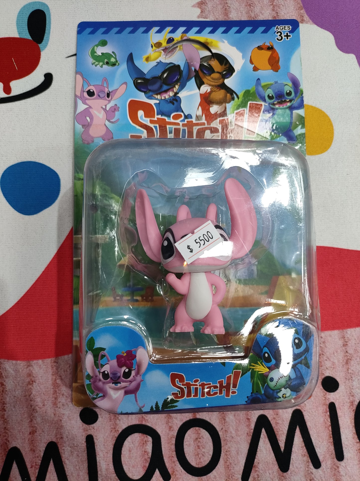 Personaje Stitch rosa