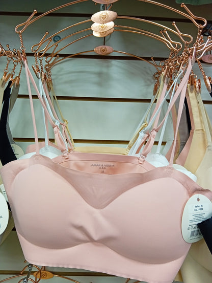 Corpiño con tiras. Talle: XL, M, L.