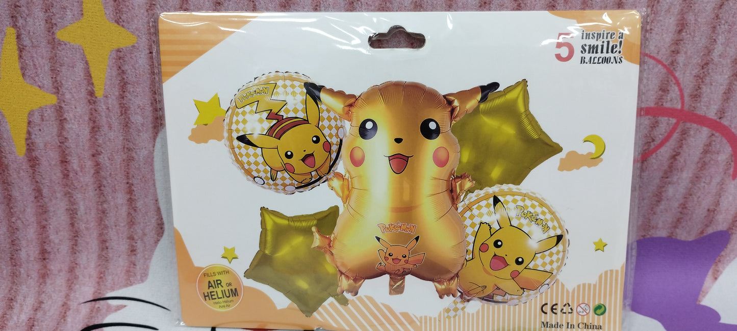 Set de globos de Pokémon