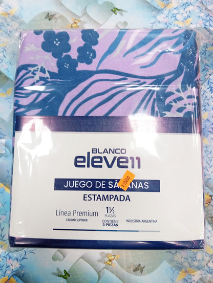 Juego de sábanas Blanco Eleven11