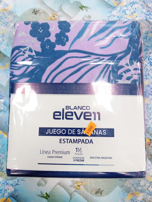 Juego de sábanas Blanco Eleven11