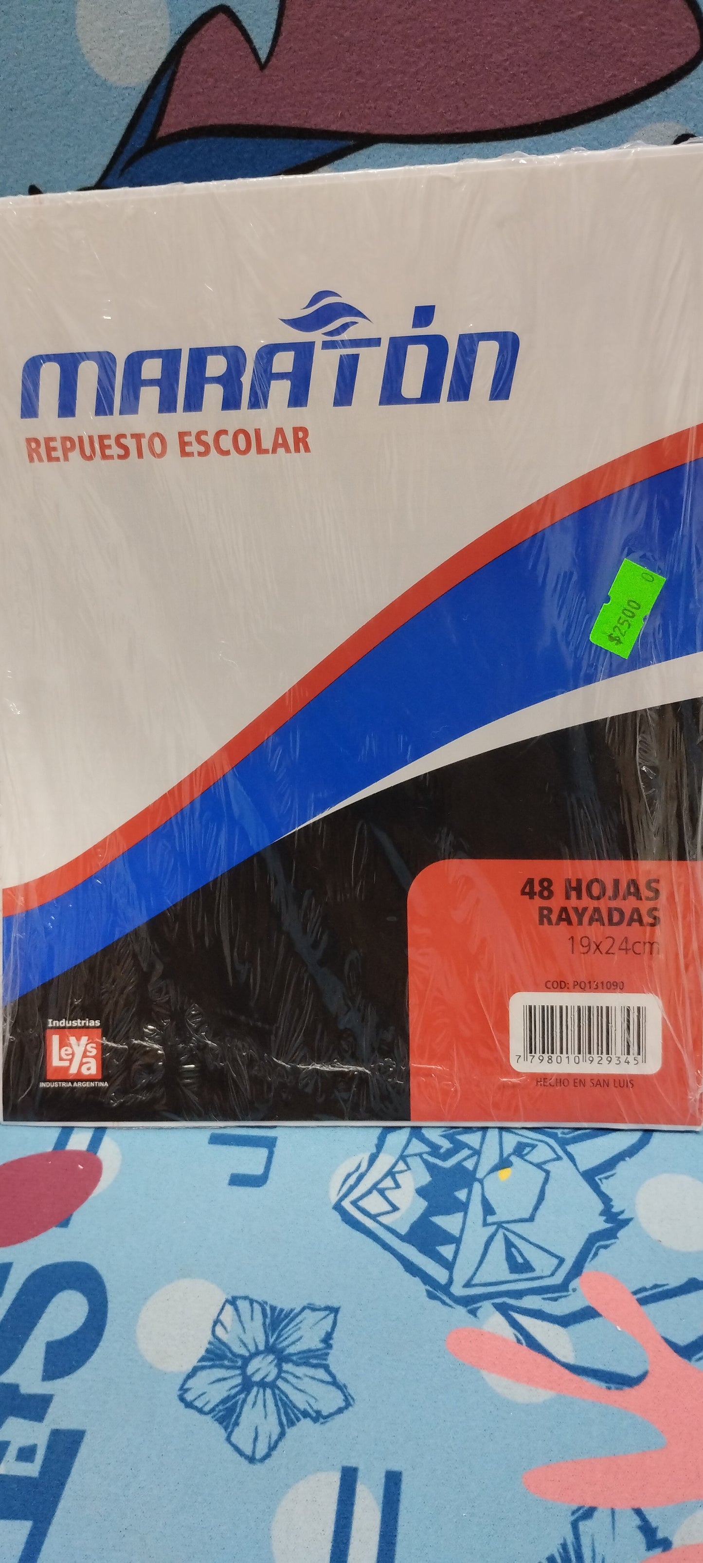Repuesto de hojas maratón