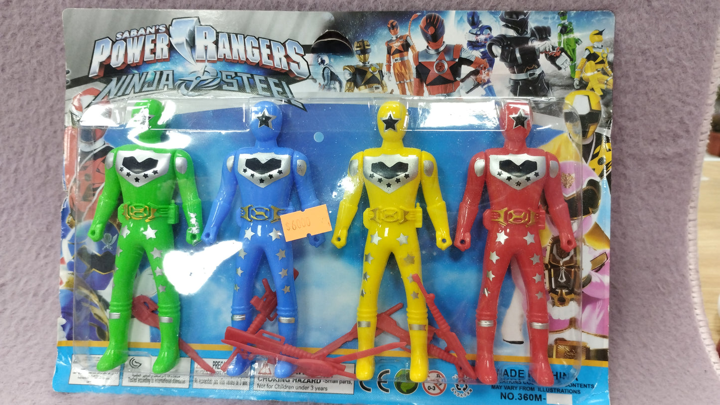 Muñecos de power rangers