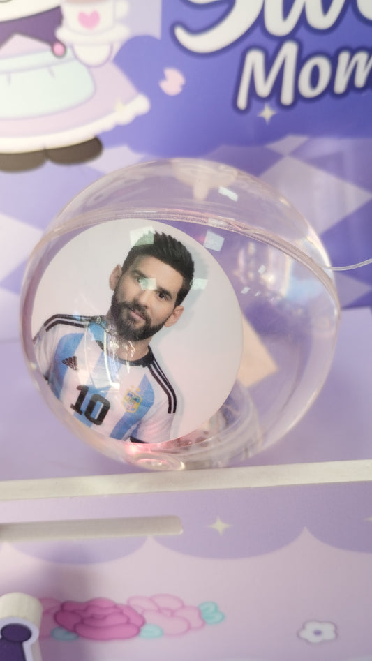 Pelota con luces de Messi