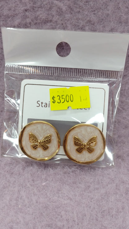 Aros de acero dorado