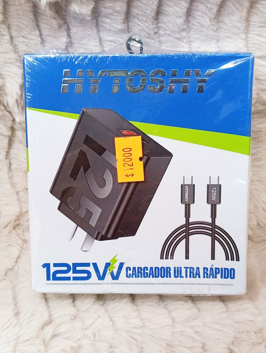 Cargador ultra rápido 125W