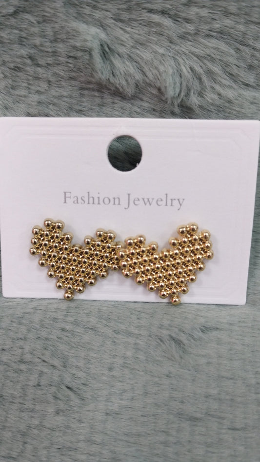 Aros de acero dorado