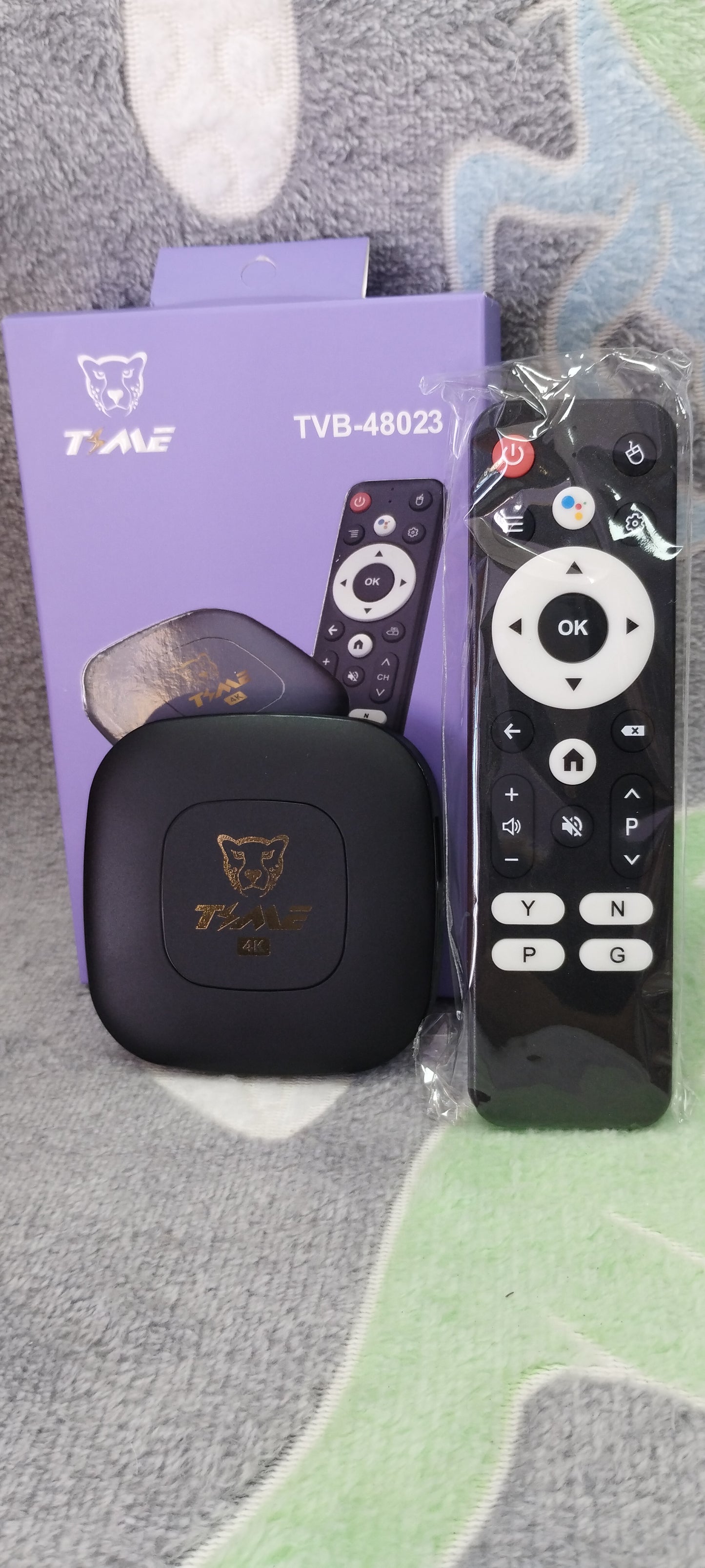 Tv box con comando de voz