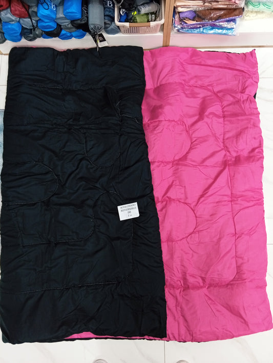 Acolchado reversible de 1 plaza, 1/2 plaza