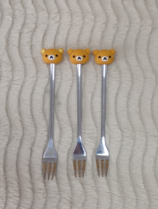 Tenedor infantil osito