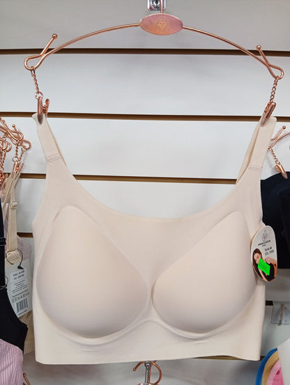 Corpiño con almohadilla. Talle: M, L, XL.