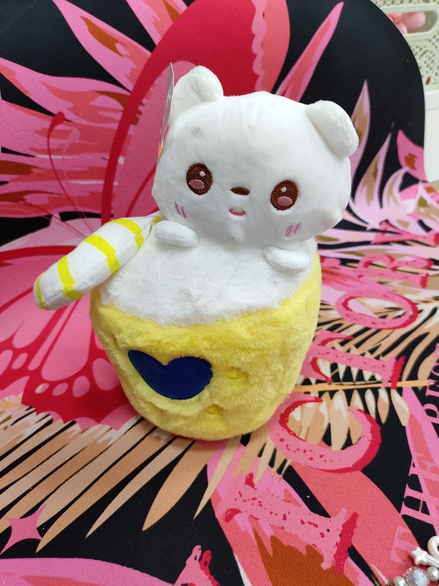 Peluche te de gatito