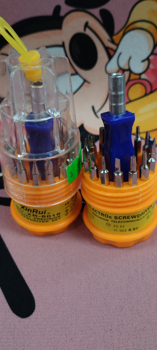 16 en 1 electro c screwdriver set