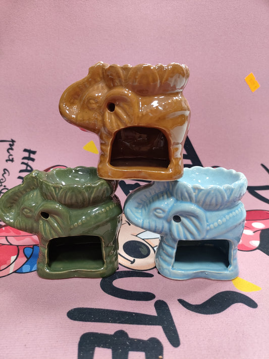 Horno para esencias con forma de elefante