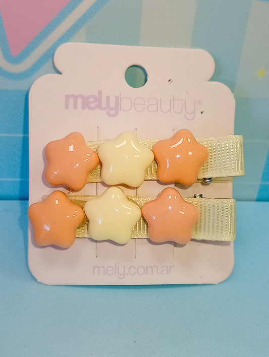 Set hebillas estrella