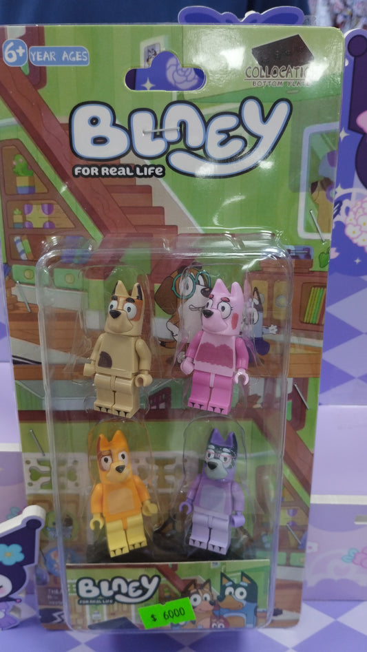 Set de muñecos de bluey