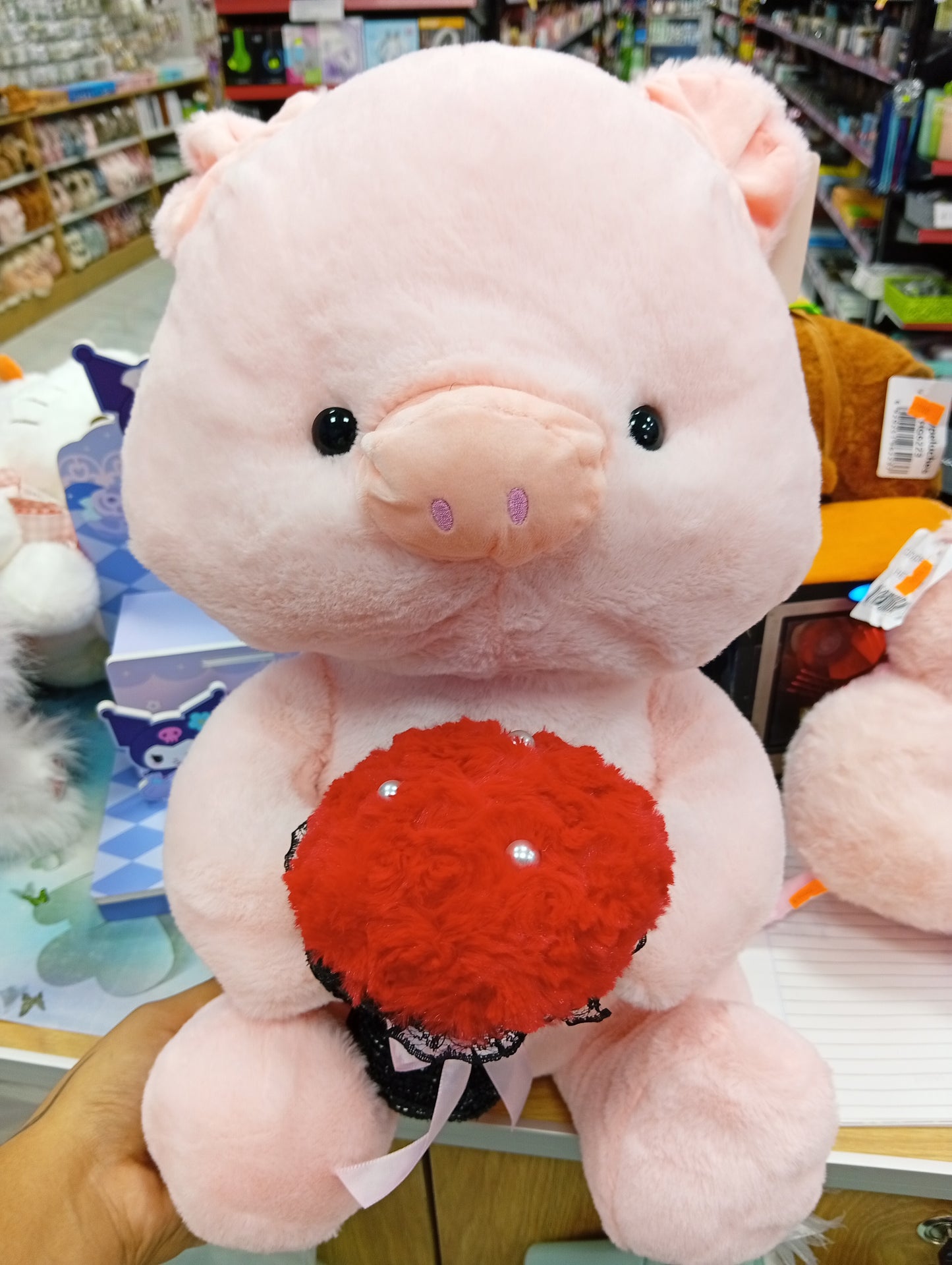 Cerdito con ramo