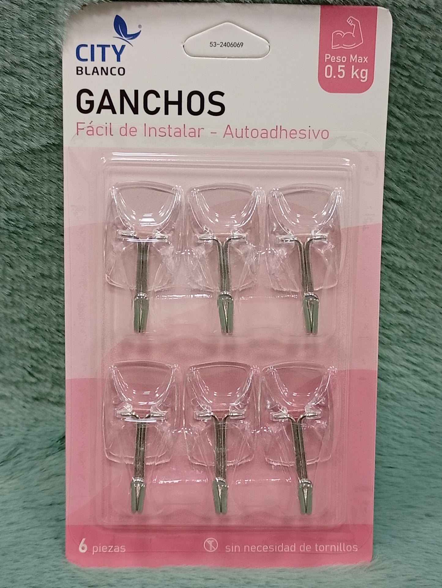 Ganchos autoadhesivo