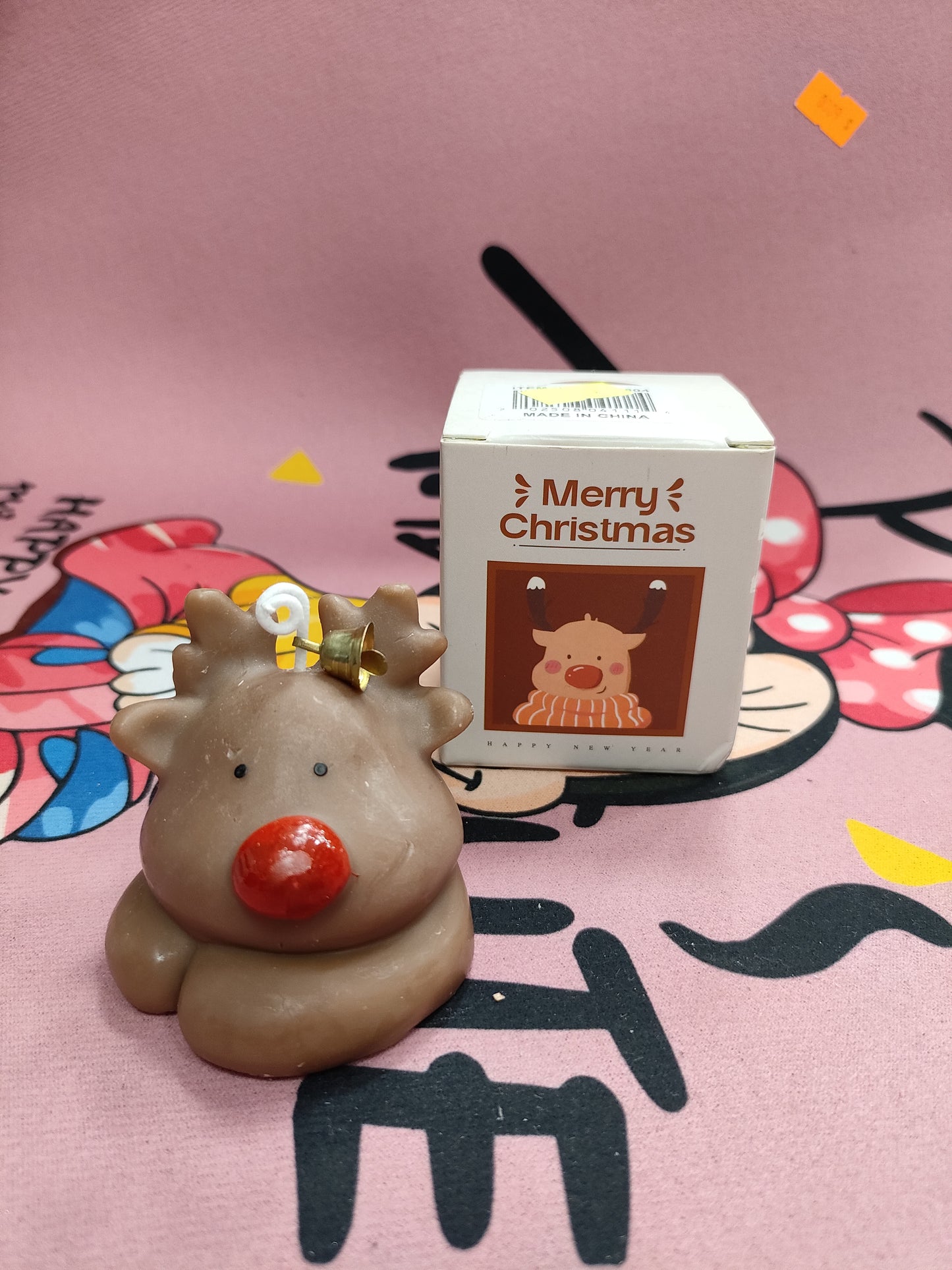 Vela navidad reno
