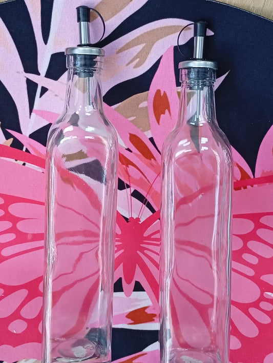 Aceitero de vidrio