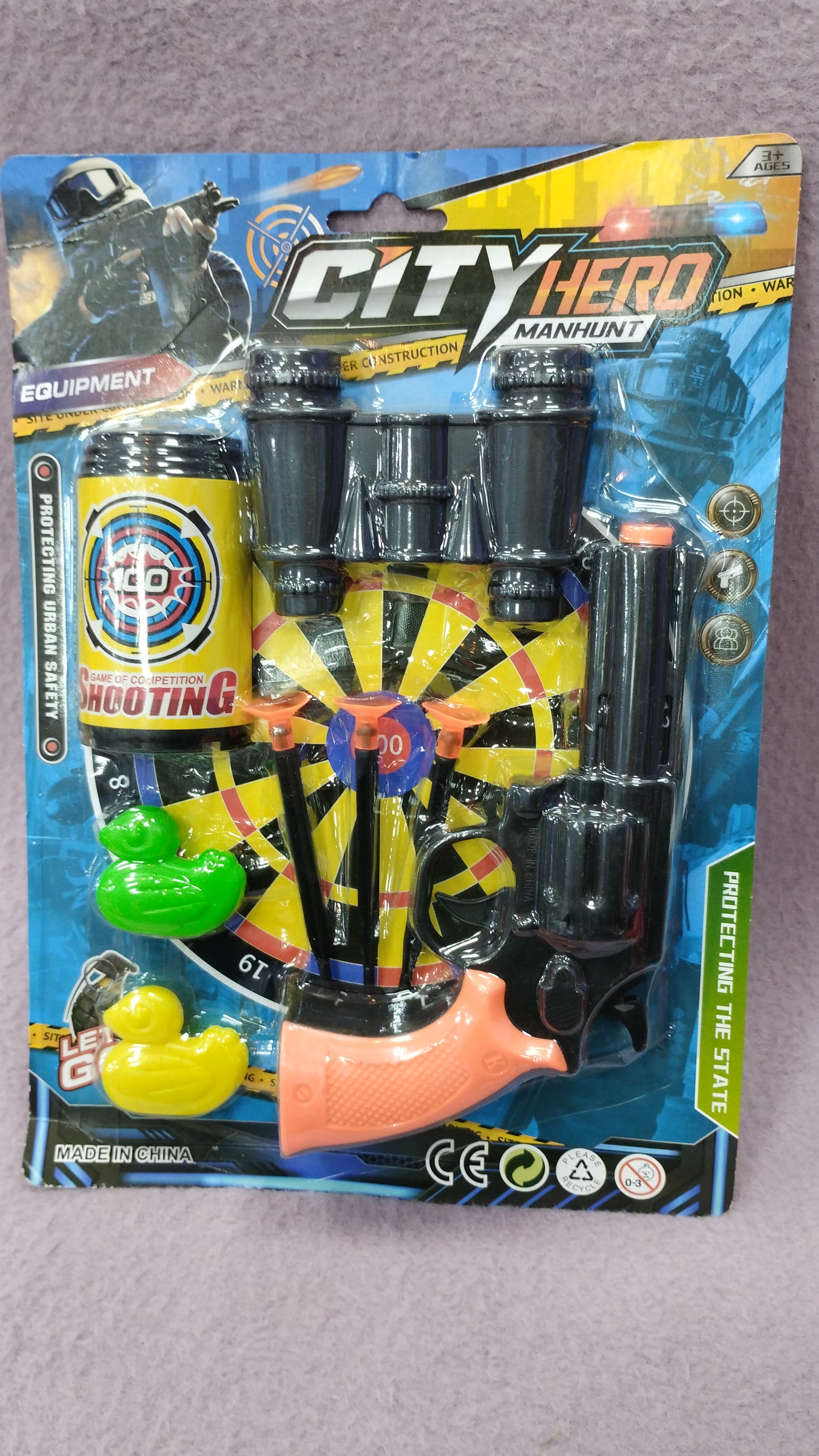 Juguete city hero manhunt