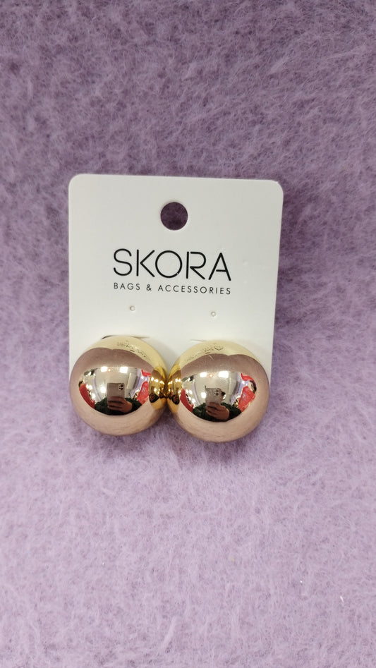 Aros de acero dorado