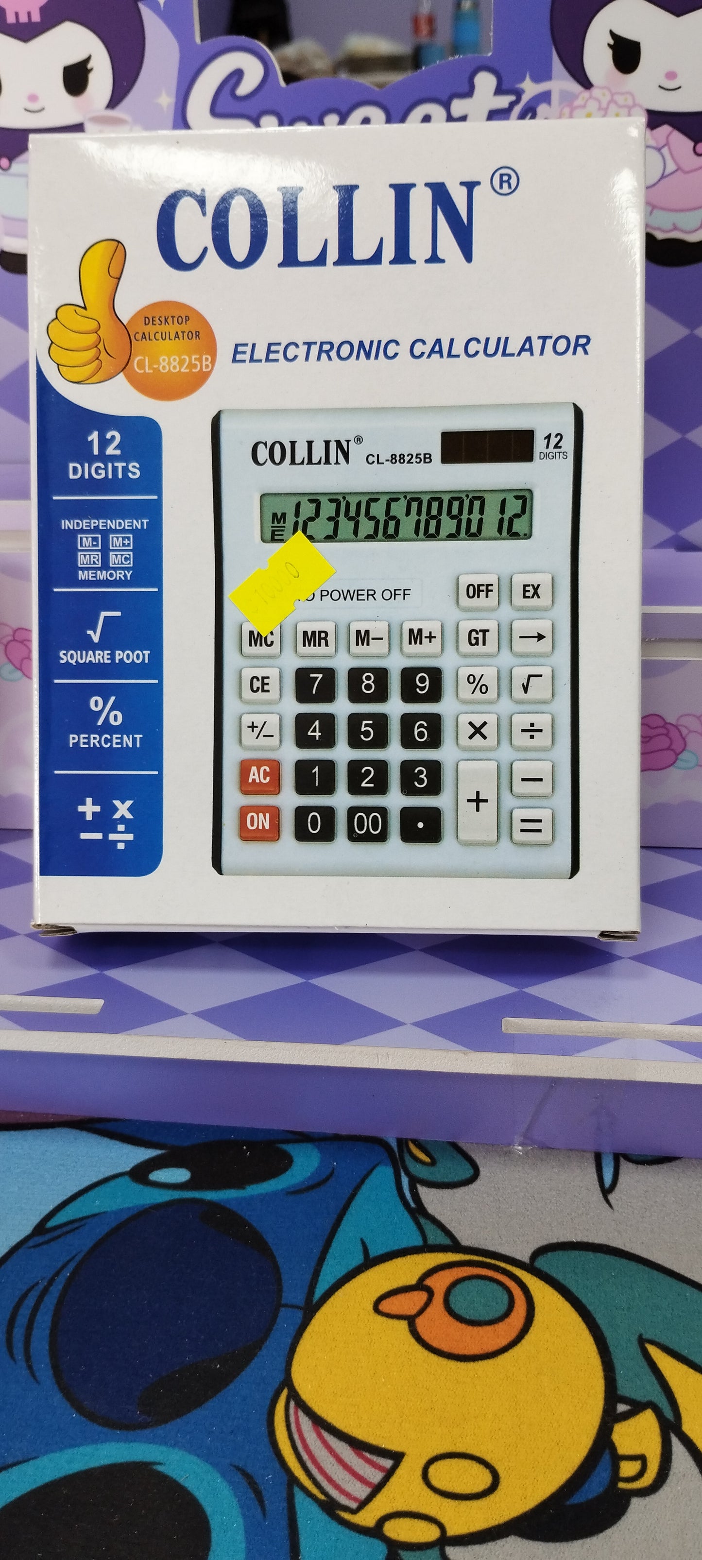 Calculadora científica con carga solar