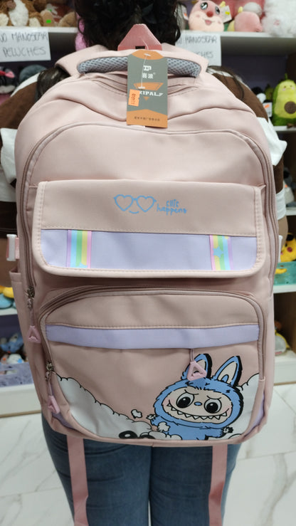 Mochila de labubu y capibara
