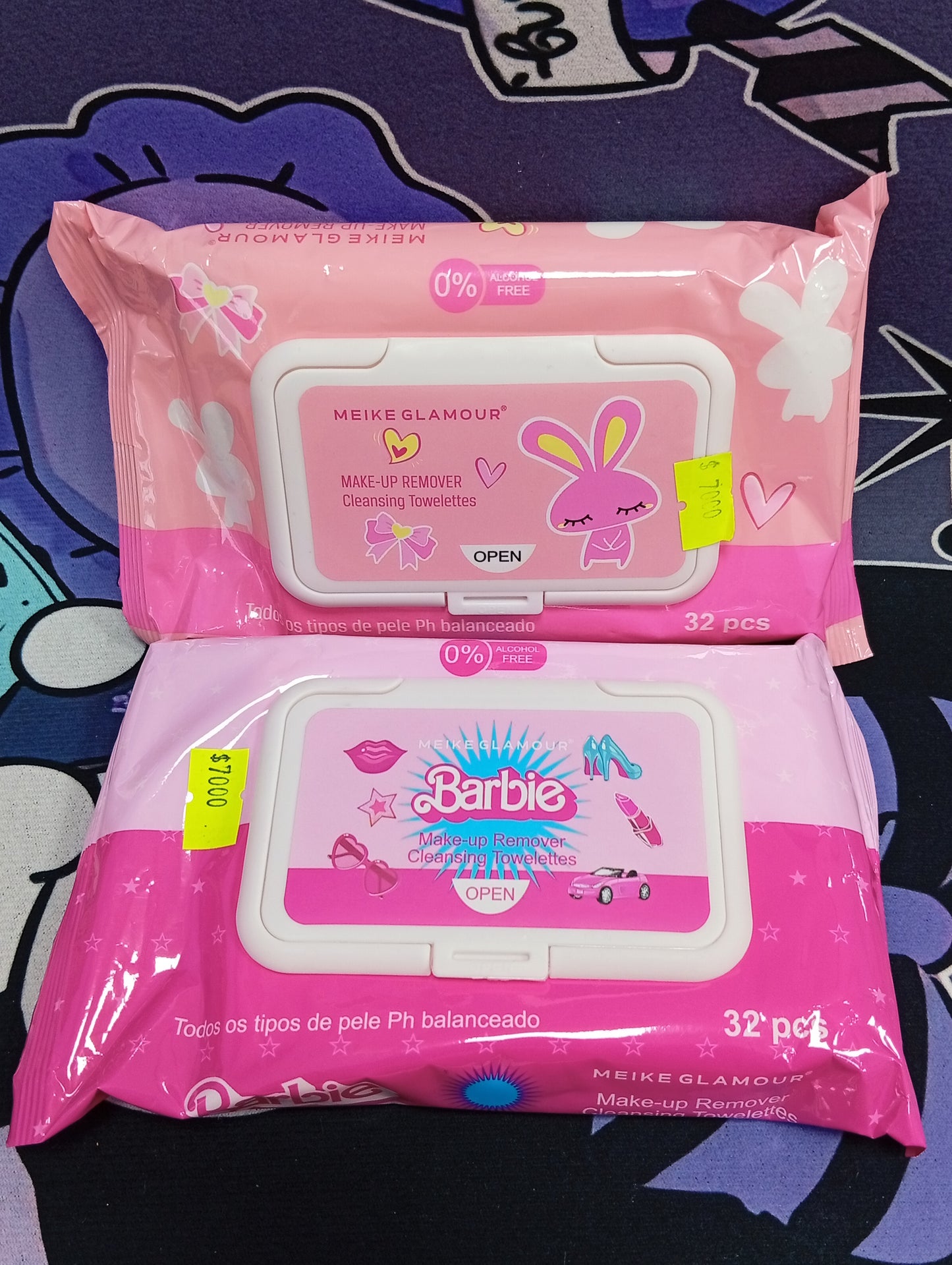 Make-Up Remover, Cleansing Towelettes Meike Glamour